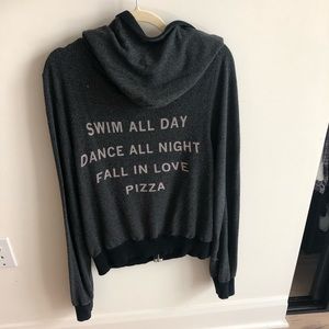 Swim All Day Wildfox Zip Up